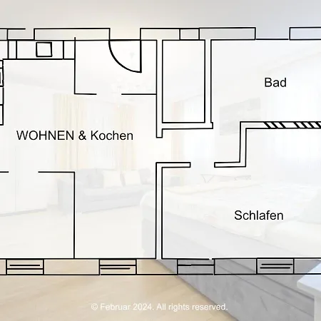 Appartement Schoene In Beliebte Stadtteil Von