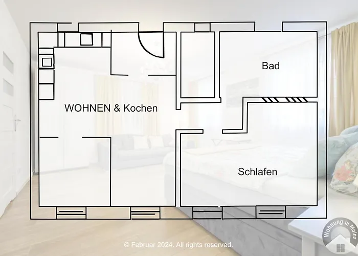 Appartement Schoene In Beliebte Stadtteil Von